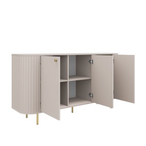 Komoda do obývačky s tromi dvierkami Flana 830 3F Béžová