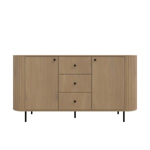 Komoda do obývačky s tromi zásuvkami Flana 823 2F3S Dub Cremona