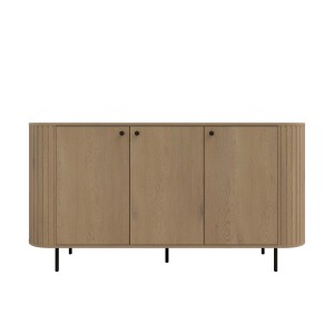 Komoda do obývačky s tromi dvierkami Flana 830 3F Dub Cremona