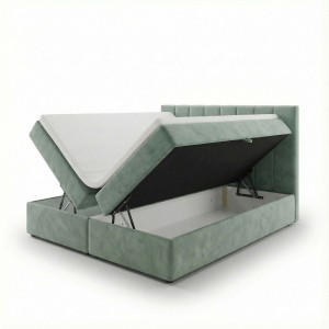 Kontinentálna posteľ 160x200 SONNO BELLO Mätová 2 úložné priestory