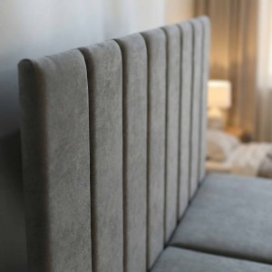 Kontinentálna posteľ 160x200 SONNO BELLO 2 úložné priestory 2 matrace bonell sivé