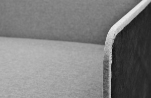 Gauč 90x200 s úložným boxom Dallas Sivá/grafitová