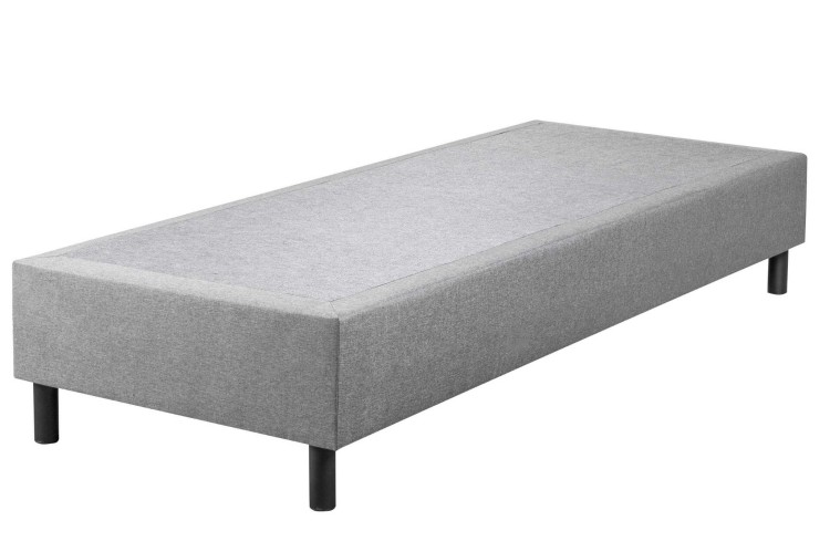 BOX 20 hotelová nízka posteľ 90x200 sivá