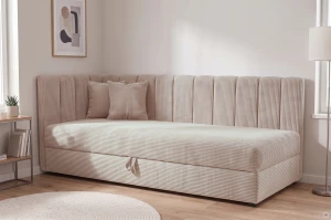 Jednolôžková posteľ Sovaro Plus 80x180 Menčester Krémová