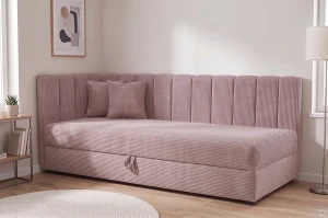 Jednolôžková posteľ Sovaro Plus 80x200 Menčester Ružová