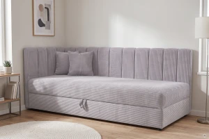Jednolôžková posteľ Sovaro Plus 90x200 Menčester Sivá