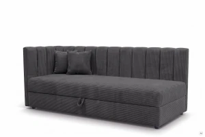 Jednolôžková posteľ Sovaro Plus 90x200 Menčester Antracitová