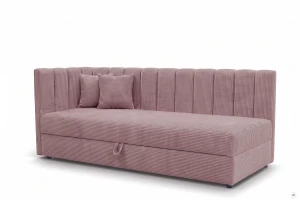 Jednolôžková posteľ Sovaro Plus 90x200 Menčester Ružová