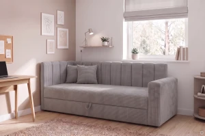 Posteľ pre mládež Sovaro PRO PLUS 90x200 Menčester Sivá