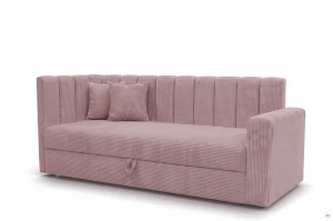 Posteľ pre mládež Sovaro PRO PLUS 90x200 Menčester Ružová