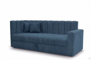 Posteľ pre mládež Sovaro PRO PLUS 90x200 Menčester Tmavomodrá