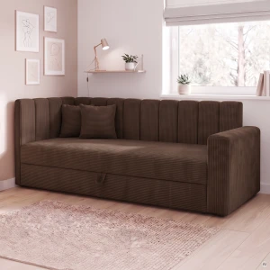 Posteľ pre mládež Sovaro PRO PLUS 90x200 Menčester Hnedá