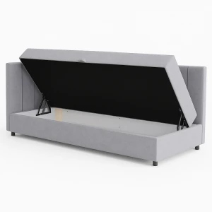 Kontinentálna jednolôžková posteľ Sofaro Plus 120x200 Ružová