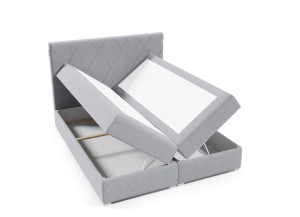 Kontinentálna posteľ Marcus 180x200 sivá