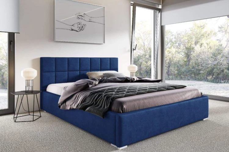 Manželská posteľ Santiago 120x200 Modrá