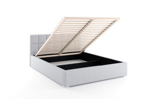 Manželská posteľ s boxom Santiago 120x200 sivá/ashmere