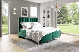 Kontinentálna posteľ Sofia 120x200 Zelená