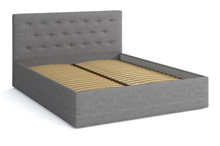 Čalúnená posteľ 140x200 Star Šedá