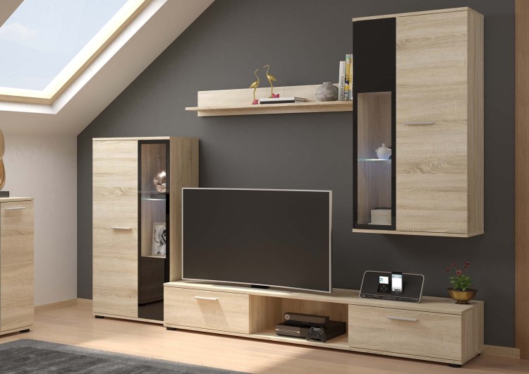 Nástenná skrinka Salsa SO01 Sonoma Oak