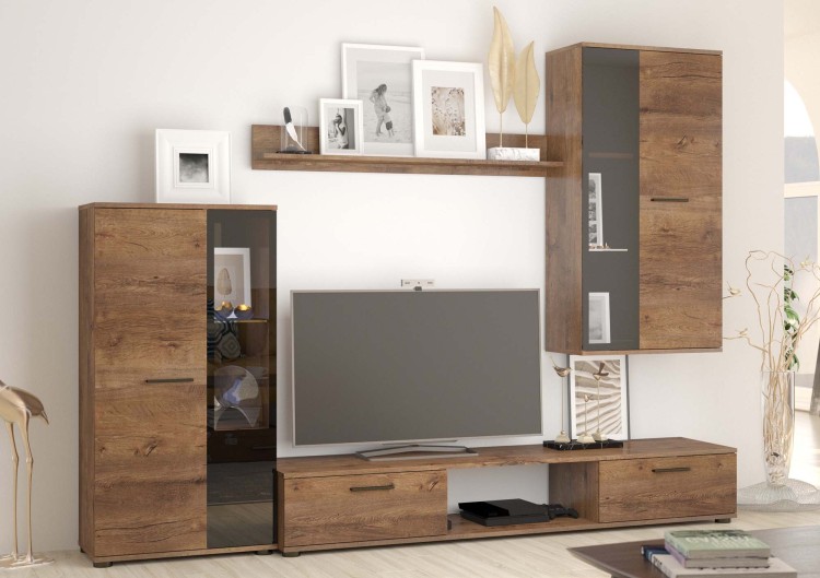 Salsa DL01 nástenná skrinka dub Lefkas