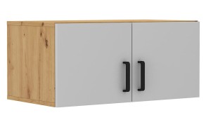 Nadstavec na skriňu Malta 112 2D Šedá/Oak Artisan