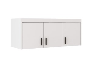 Trojdverový šatníkový nadstavec Elena NAEL WH03 Biela