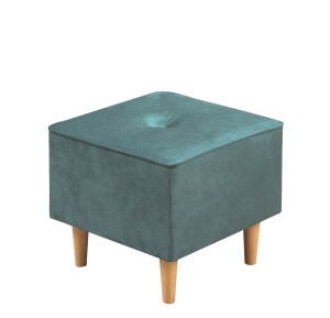 Floki velúrové pufy Modrá