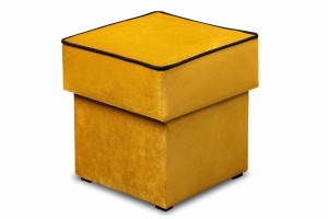 Puf Merida s úložným priestorom Žltá