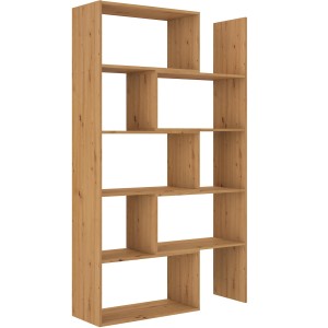 Nastaviteľná knižnica 188 cm Charles 02 Oak Artisan