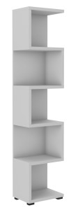 Otvorená vysoká polica 184 cm MORE 01 Sivá