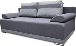 Rozkladacia pohovka Bonell pružiny Eufori Graphite/Šedá