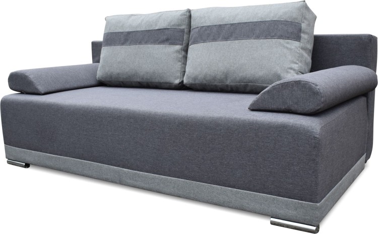 Rozkladacia pohovka Bonell pružiny Eufori Graphite/Šedá