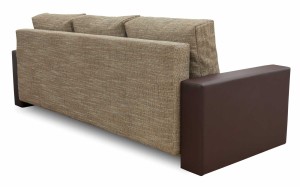 Pohovka Klass s funkciou spania hnedá/kapučíno