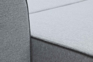 Pohovka s priehradkou na lôžkoviny Pele sivá