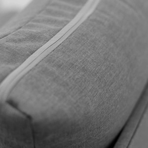 Jednolôžková rozkladacia pohovka Toledo Graphite/Biela