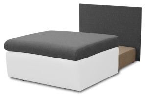 Jednolôžková pohovka na spanie Toledo Šedá/Čierny