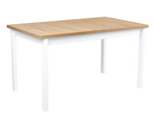 Skladací stôl ALB2L 140/180x80 Biely/dub Grandson