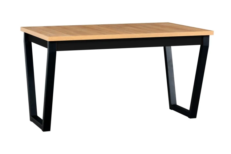 Skladací stôl 140/180x80 IKON 2 Čierny/Oak Artisan