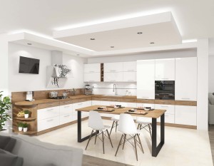 Loftový stôl Imperial 185x90 Dub Lancelot