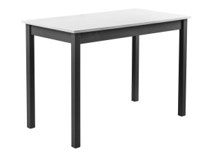 Drevený stôl MAX2L 110x60 biely/grafitový