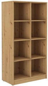 Skriňa s policami Malta 107 2D Šedá/Oak Artisan