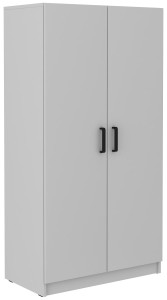 Šatníková skriňa Malta 108 2D svetlo sivá