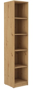 Otvorená knižnica 40 cm Malta 109 Dub Artisan