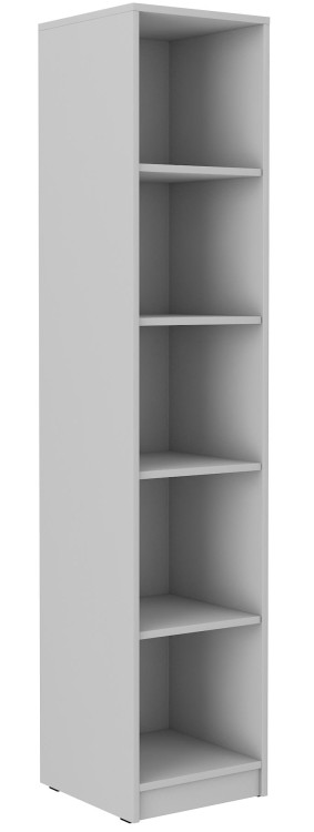 Otvorená knižnica 40 cm Malta 109 jasný Šedá