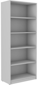 Otvorená knižnica 80 cm Malta 110 jasný Šedá
