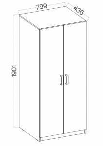 Malta 111 2D kartotéka sivá/dub Artisan