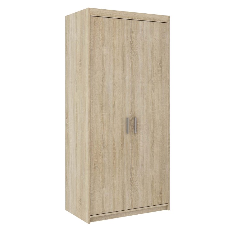 Dvojdverová šatníková skriňa Elena Sonoma dub