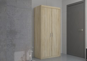 Dvojdverová šatníková skriňa Elena Sonoma dub