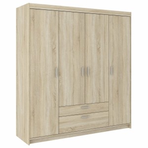 4-dverová šatníková skriňa Elena 4D SO04 dub sonoma