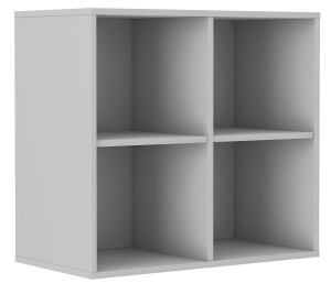 Malta 103 Otvorená nástenná skrinka svetlosivá